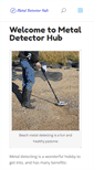 Mobile Screenshot of metaldetectorhub.com